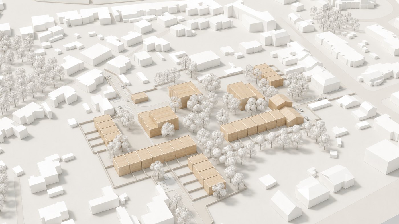 Herziening RUP centrum Zandhoven - digitale maquette